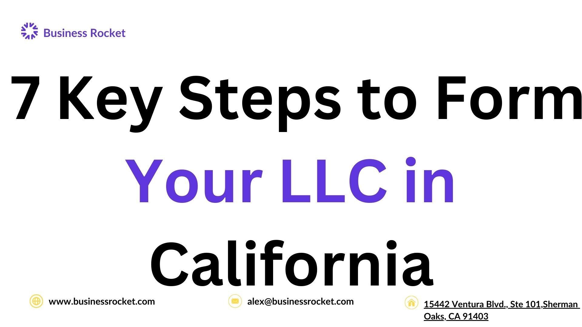 7 steps to form your llc in California